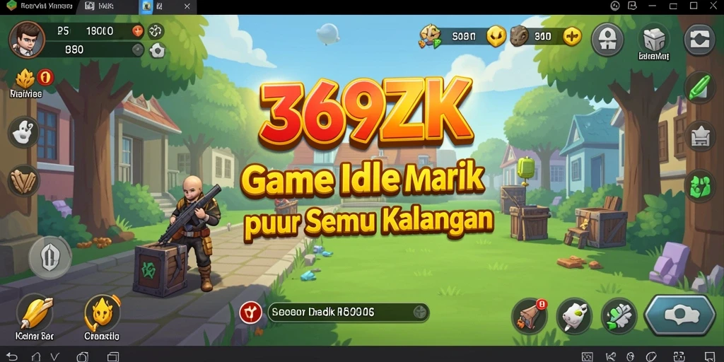 Screenshot gameplay utama 369ZK yang menggambarkan keseruan bermain Idle.