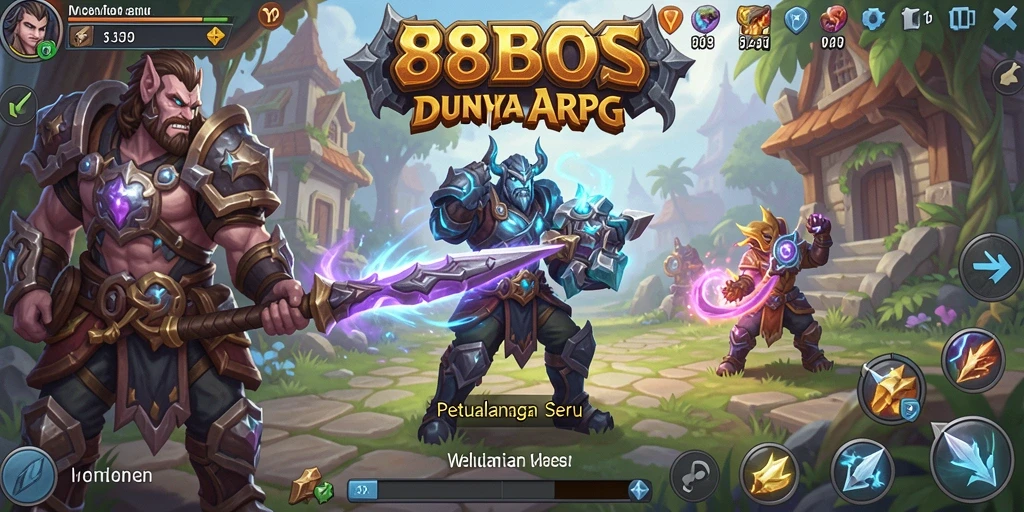 Screenshot gameplay <strong>88BOS</strong> menunjukkan aksi pertarungan yang dinamis dan menegangkan.