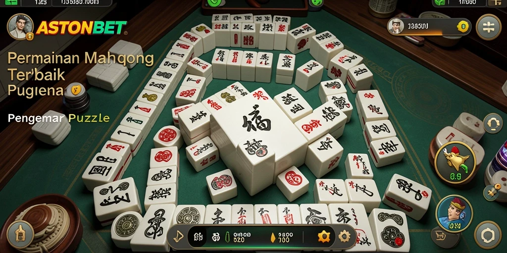 Tampilan gameplay seru dan menantang dalam ASTONBET, permainan Mahjong yang adiktif.