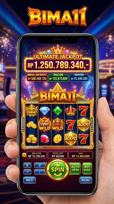 Tampilan antarmuka bima11 yang sederhana dan informatif.